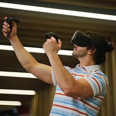 man-using-headset-in-jisc-office-square