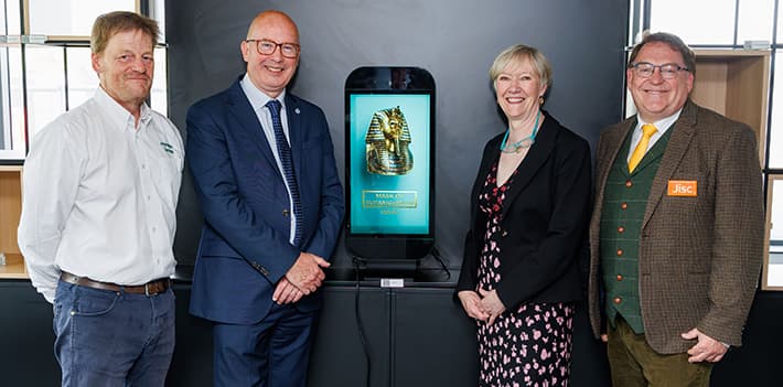 Jisc staff at the University of Stirling Innovation Hub
